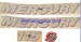 37-889246A05 - DECAL SET Mercury  NLA