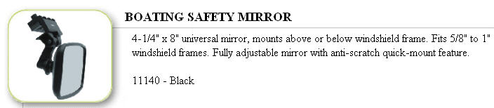 11140 - Mirror, Universal Mount