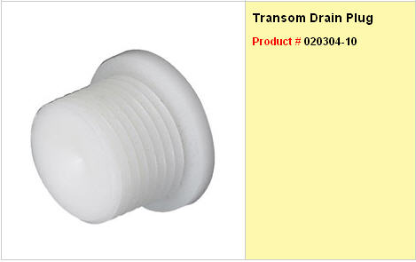 020304-10 - Transom Drain Plug Only (5)
