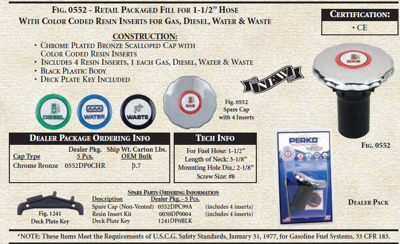 0552 DP0 STS - UNIVERSAL DECK FILL/PLATE N/V SS 1.5HS