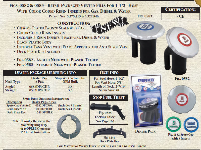 0583 DP0 STS - UNIVERSAL FILL STRAIT VENTED SS 1.5 HS