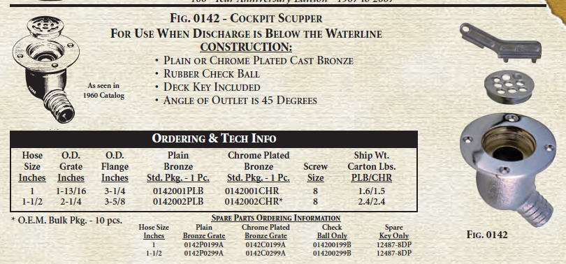 12487-8DP - Deck Plate Key