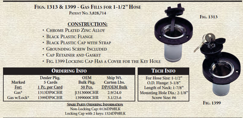 1313DP0CHR - Deck Fuel Fill