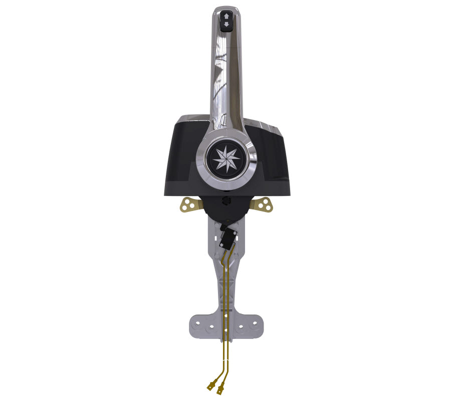 CHX8151P - Xtreme Single Top Mount Control Chrome with Neutral Interlock on Handle Trim Switch