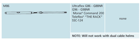 M86X19 - Universal Rack Cable, 19'