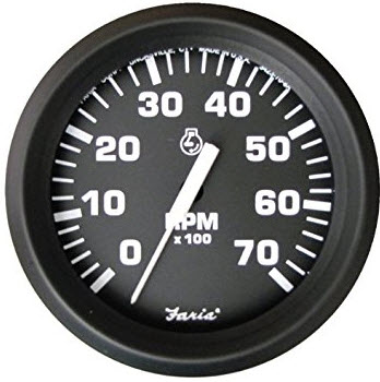 Tachometer, 7K, 4" For Outboards 32805 - Faria Marine Instruments Gauges and Compasses - MarineEngine.com