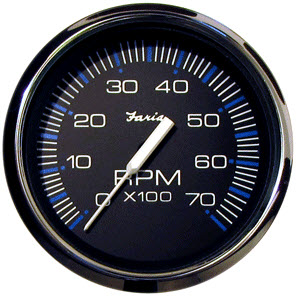 Tachometer, 7K, 4" For Outboards 33718 - Faria Marine Instruments Gauges and Compasses - MarineEngine.com