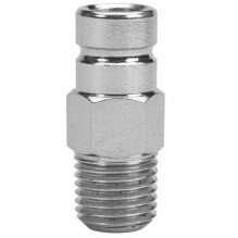 1/4 NPT Chrome Plated Brass Tank Conn., Male, '91-Current 033501-10 - Moeller Manufacturing Co Fuel Fittings Fills and Vents - MarineEngine.com