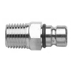 1/4 NPT Chrome Plated Brass Tank Connector, Male 033461-10 - Moeller Manufacturing Co Fuel Fittings Fills and Vents - MarineEngine.com