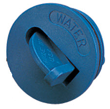 Deck Fill Flip Cap, Water, Blue 357093-1 - SeaDog Line Fuel Fittings Fills and Vents - MarineEngine.com