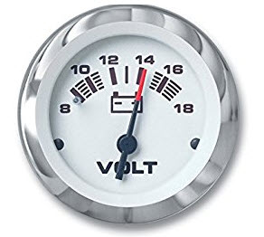 Voltmeter, 8-18 vdc 65506P - SeaStar Solutions Teleflex Marine Gauges and Compasses - MarineEngine.com