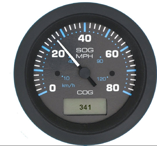 SeaStar Water Temperature Gauge - 2-Inch Marine Boat Engine Temperature Monitor