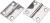 SEADOG STAINLESS BUTT HINGE