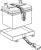 BATTERY HOLDER W/POLY STRAP